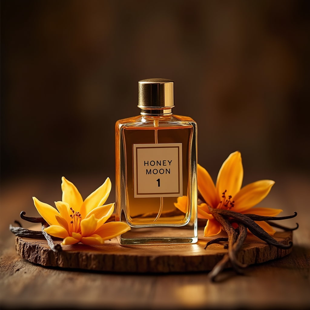 عطر هانی مون 1 در کنار وانیل
