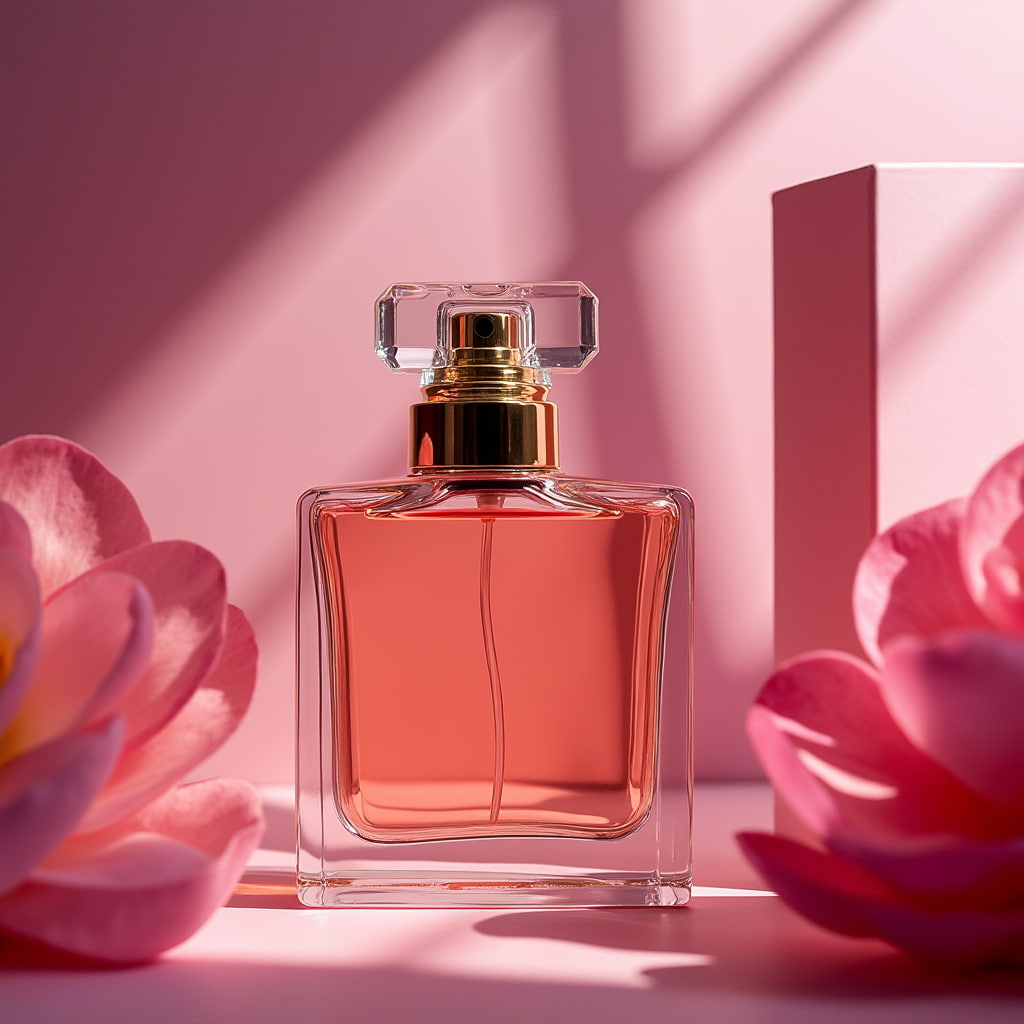 یک عطر دخترانه ماندگار در کنار گل